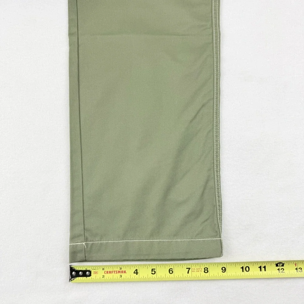 True Religion Men's Kalamata Green Cargo Pants Sz 34x32 Contrast Stitch NWT $159